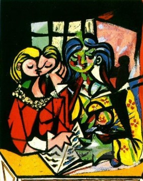 bekannte abstrakte Werke - Deux person 1 1934 Kubismus